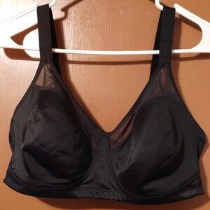 38DD PLAYTEX 18 HOUR SMOOTHING MINIMIZER WIREFREE BRA #4697 BLACK